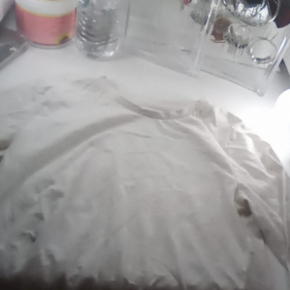 I am selling a plain white long sleeve